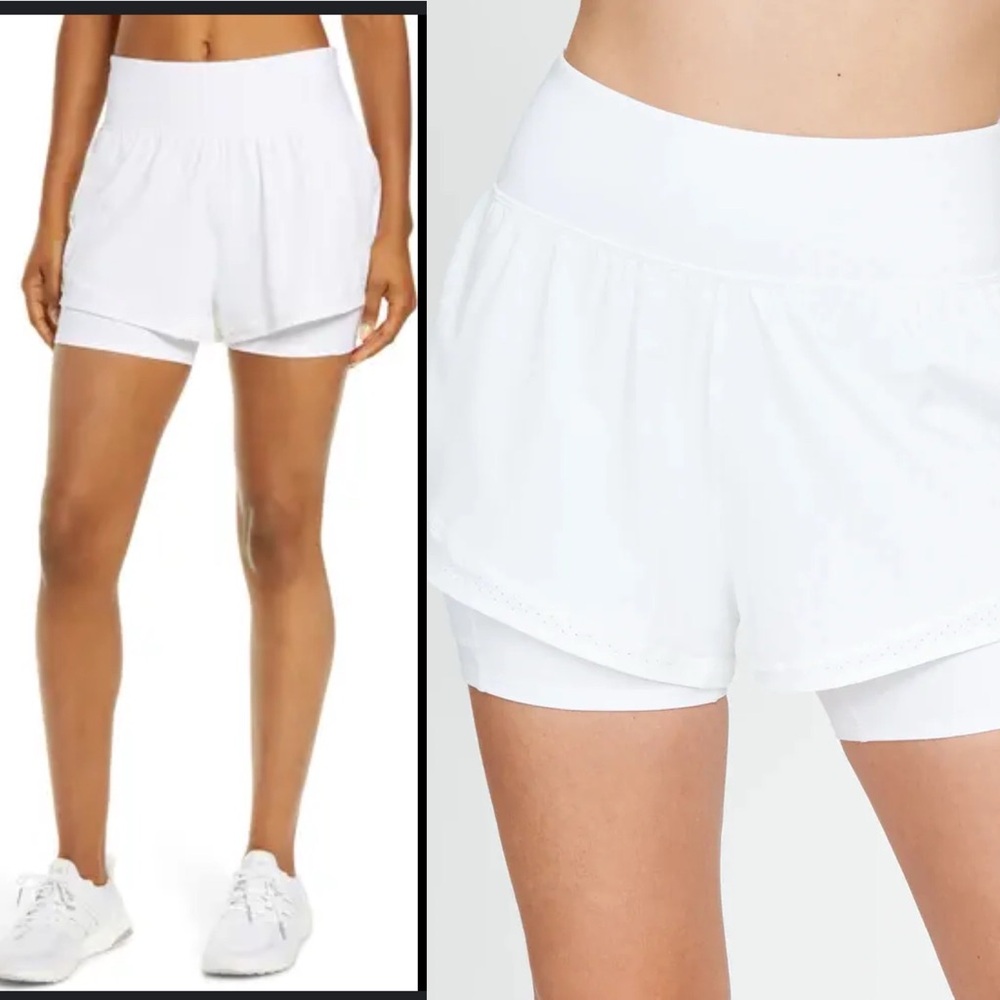 NWOT Spanx Get Moving Double Layer Shorts SizeS/P $118